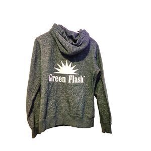 Women's Size Large Green Flash Brewing Sweatshirt Zip Up